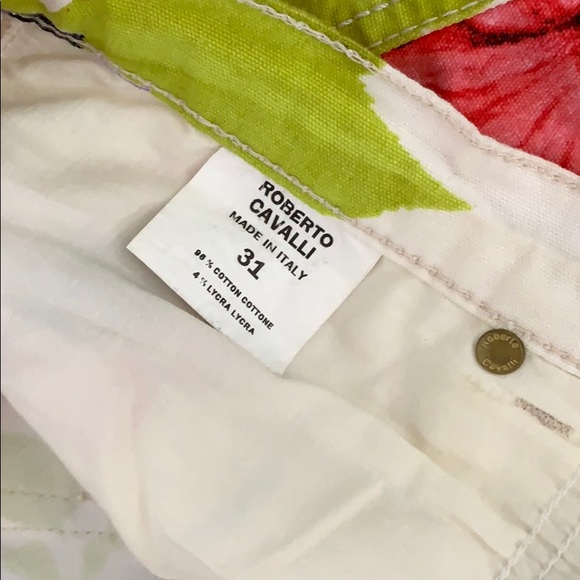 Roberto Cavalli vintage flower jeans size 31 - Picture 6 of 11
